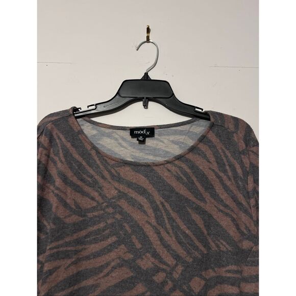 Modx Zebra Print Dress 3X - Picture 3 of 7